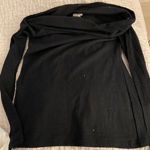 J. Crew Tops - J Crew Off the Shoulder Striped Top Black J. Crew Tops - J Crew Off the Shoulder Striped Top Black